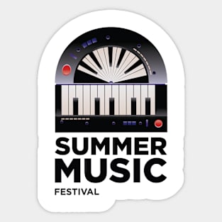 Summer Music Festival Sticker